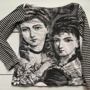 Organic Paper Wings - Victorian ladies tee